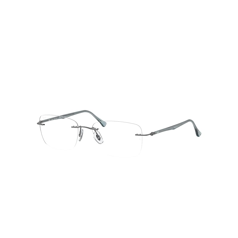 Ray-Ban Rb8725 Eyeglasses Blue Frame Clear Lenses Polarized 52-17