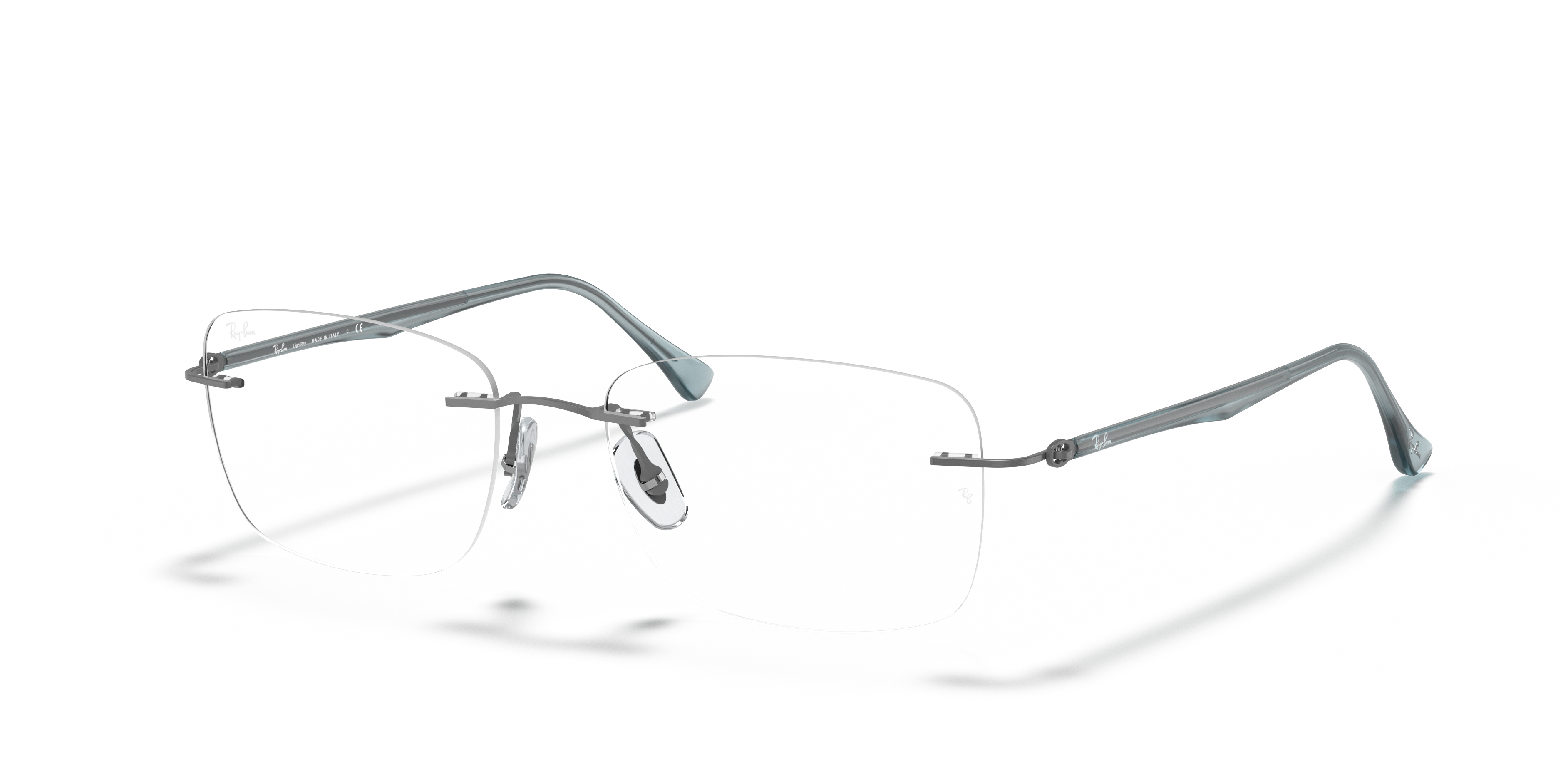 rayban rimless frames