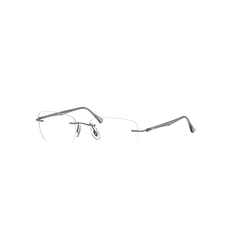 Ray-Ban Rb8725 Eyeglasses Blue Frame Clear Lenses Polarized 54-17