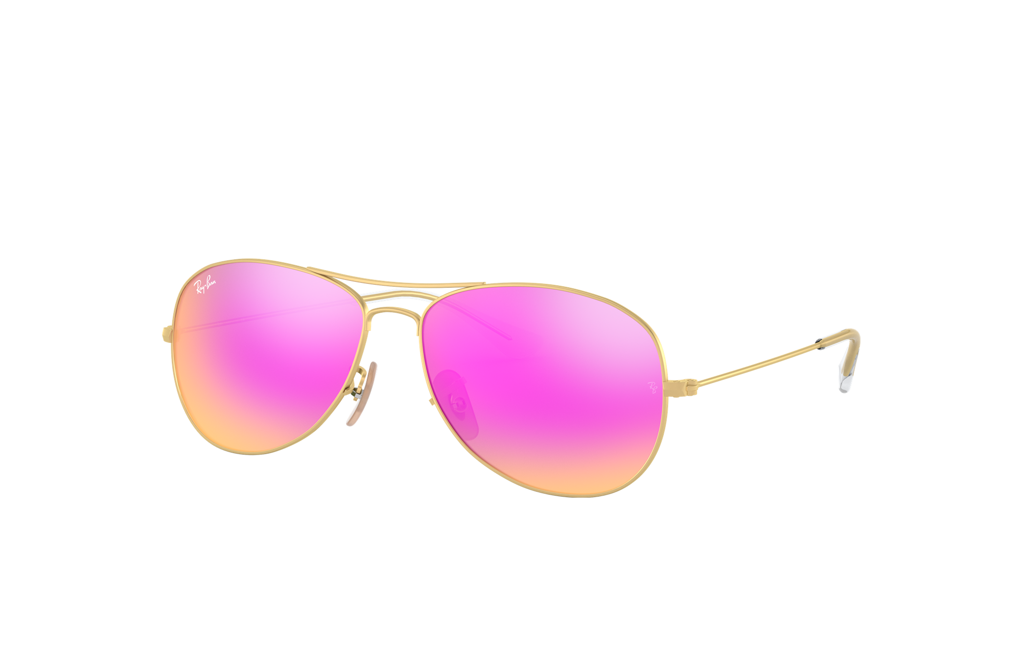 ray ban cockpit pink