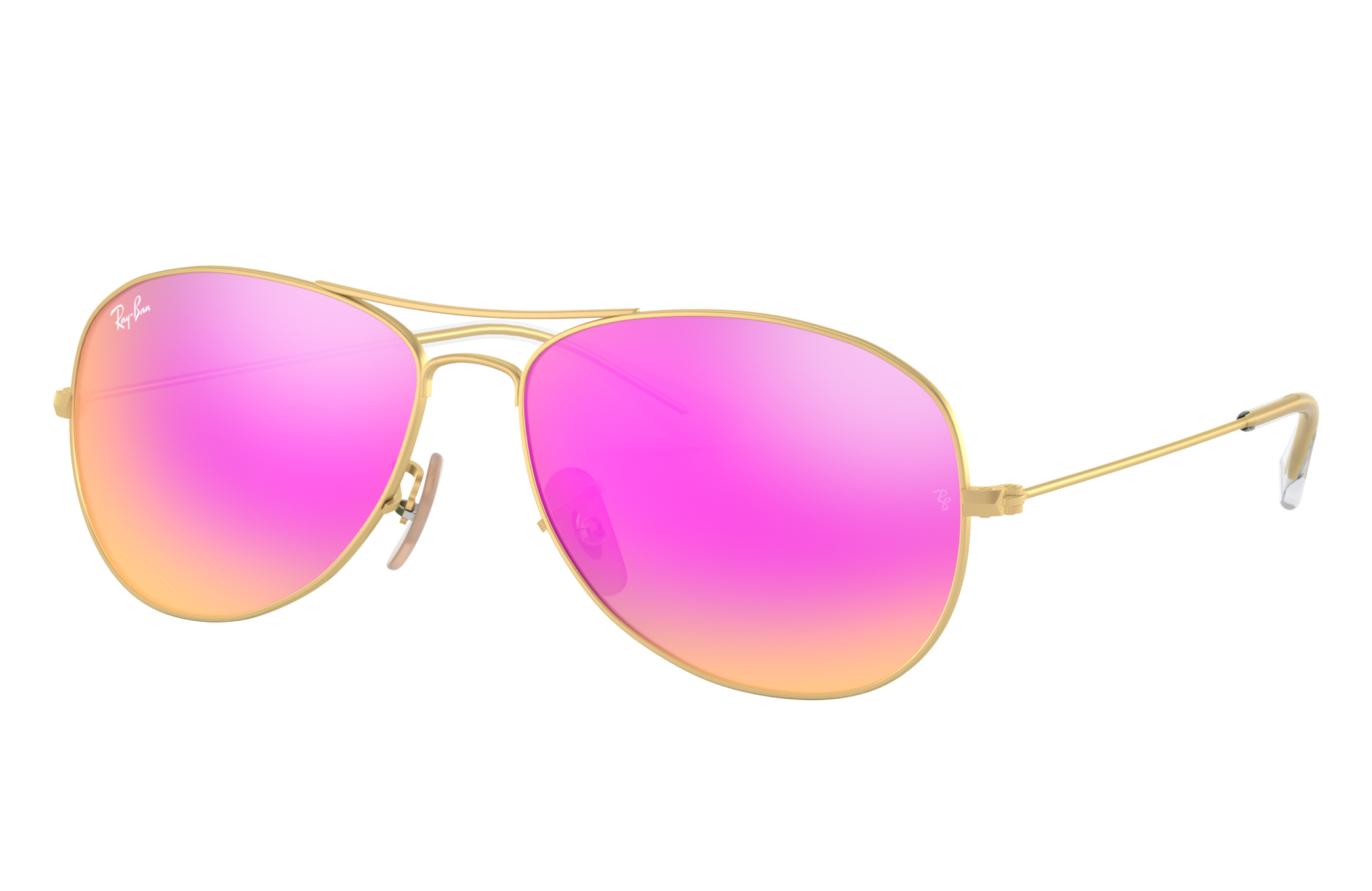 ray ban cockpit pink