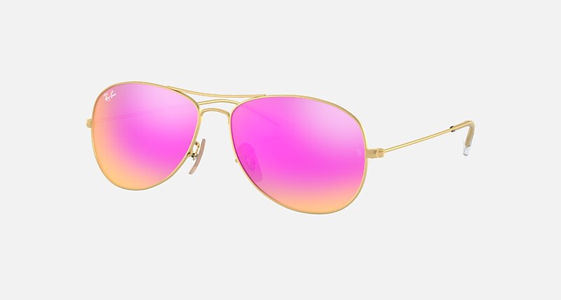 金色搭仙客來色的COCKPIT駕馭者太陽眼鏡- RB3362 | Ray-Ban® 雷朋