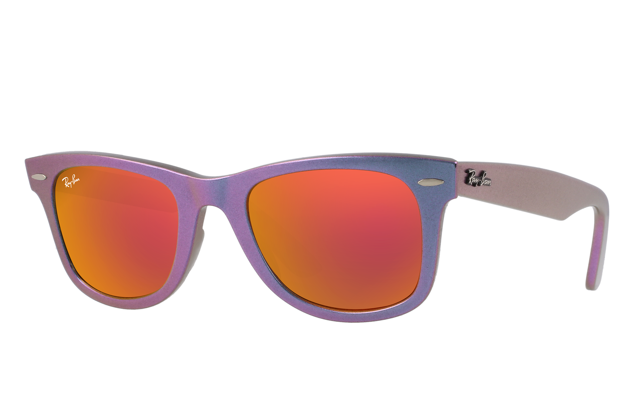 Original Wayfarer Cosmo Sunglasses in Purple and Brown/Red | Ray-Ban®