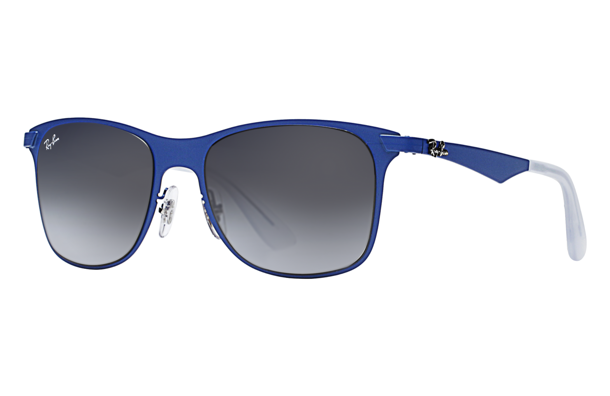 Wayfarer Flat Metal Sunglasses in Blue and Grey - RB3521 | Ray-Ban®