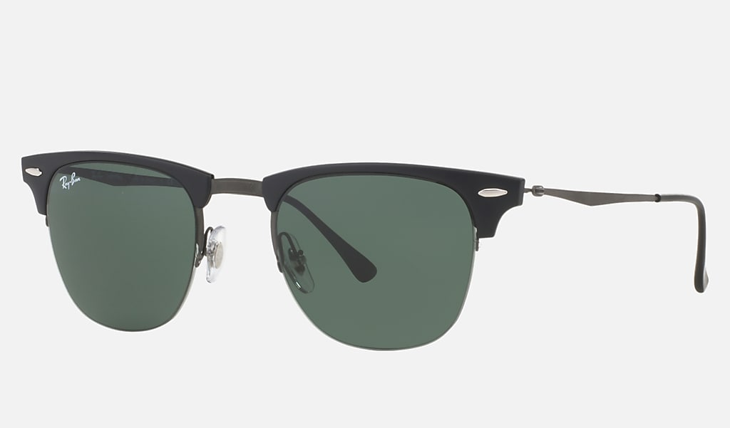 audition length Trojan horse Clubmaster Light Ray Sunglasses in Black and Green | Ray-Ban®