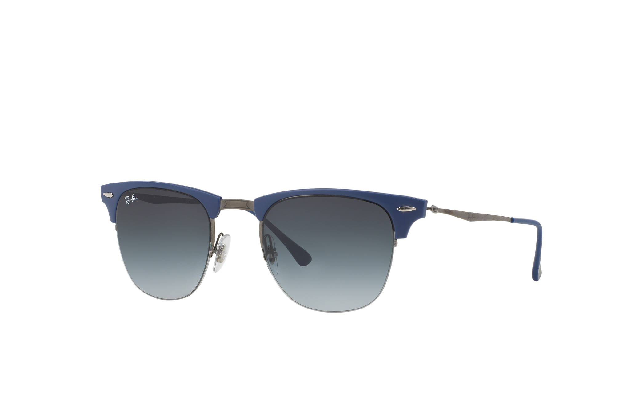 Clubmaster Light Ray Sunglasses in Blue and Grey | Ray-Ban®