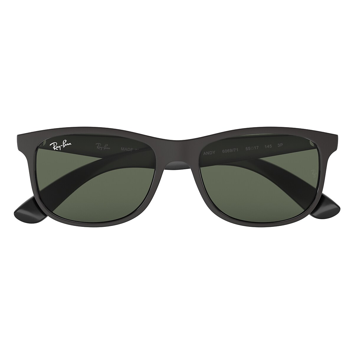 レイバン公式ストア】 Ray-Ban® ANDY サングラス | ブラック X ...