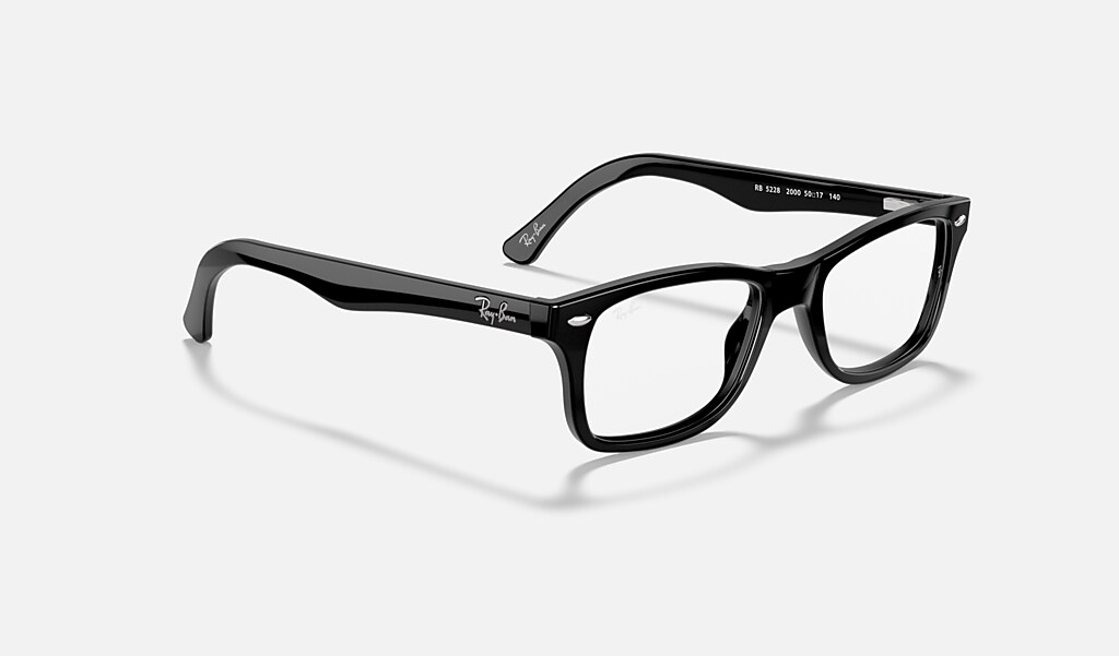 Kapper Vooraf kooi brillen met Rb5228 Optics montuur Zwart | Ray-Ban®