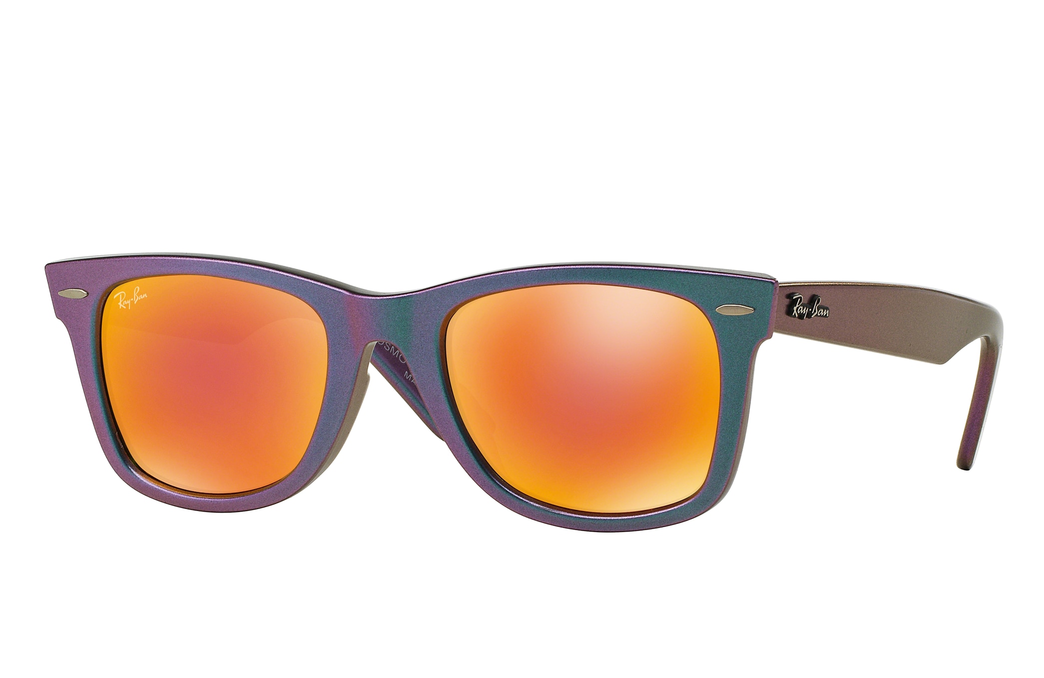 ray ban mirrored wayfarer sunglasses