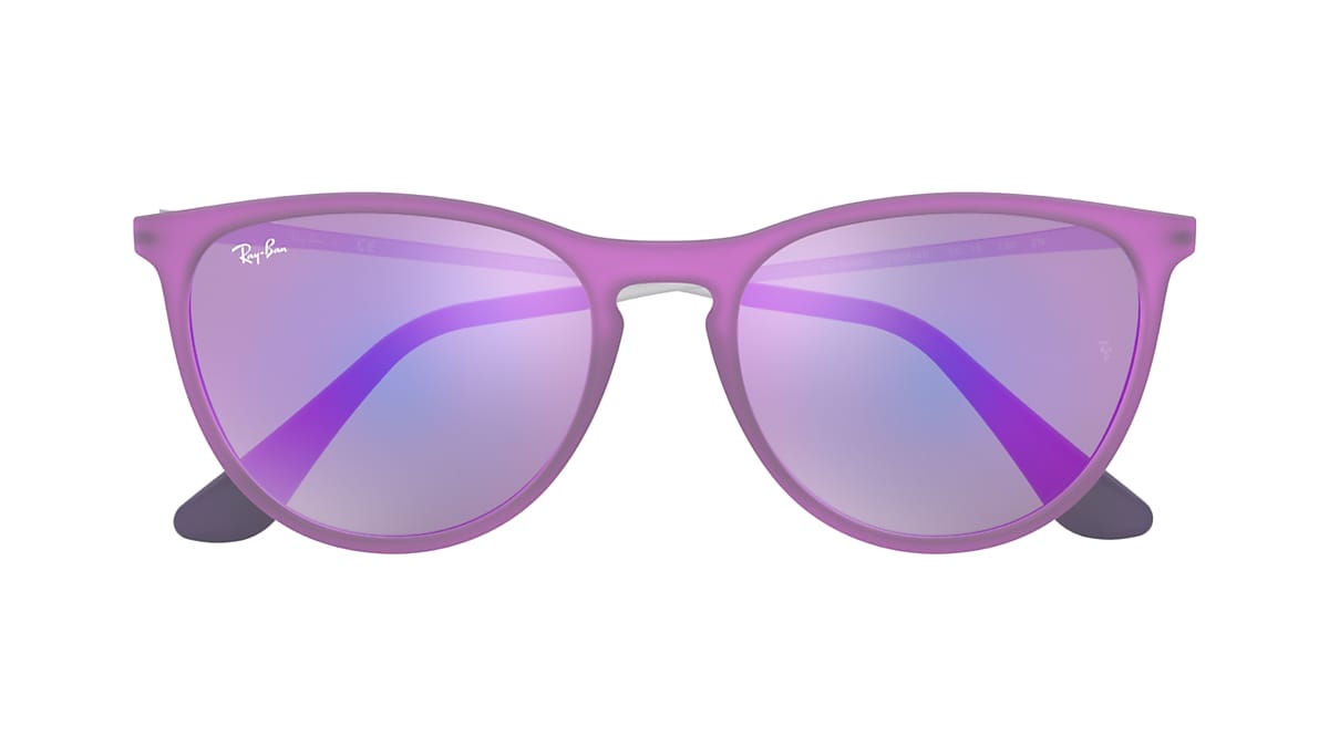 Erika Kids Sunglasses in Violet Fluo and Violet | Ray-Ban®