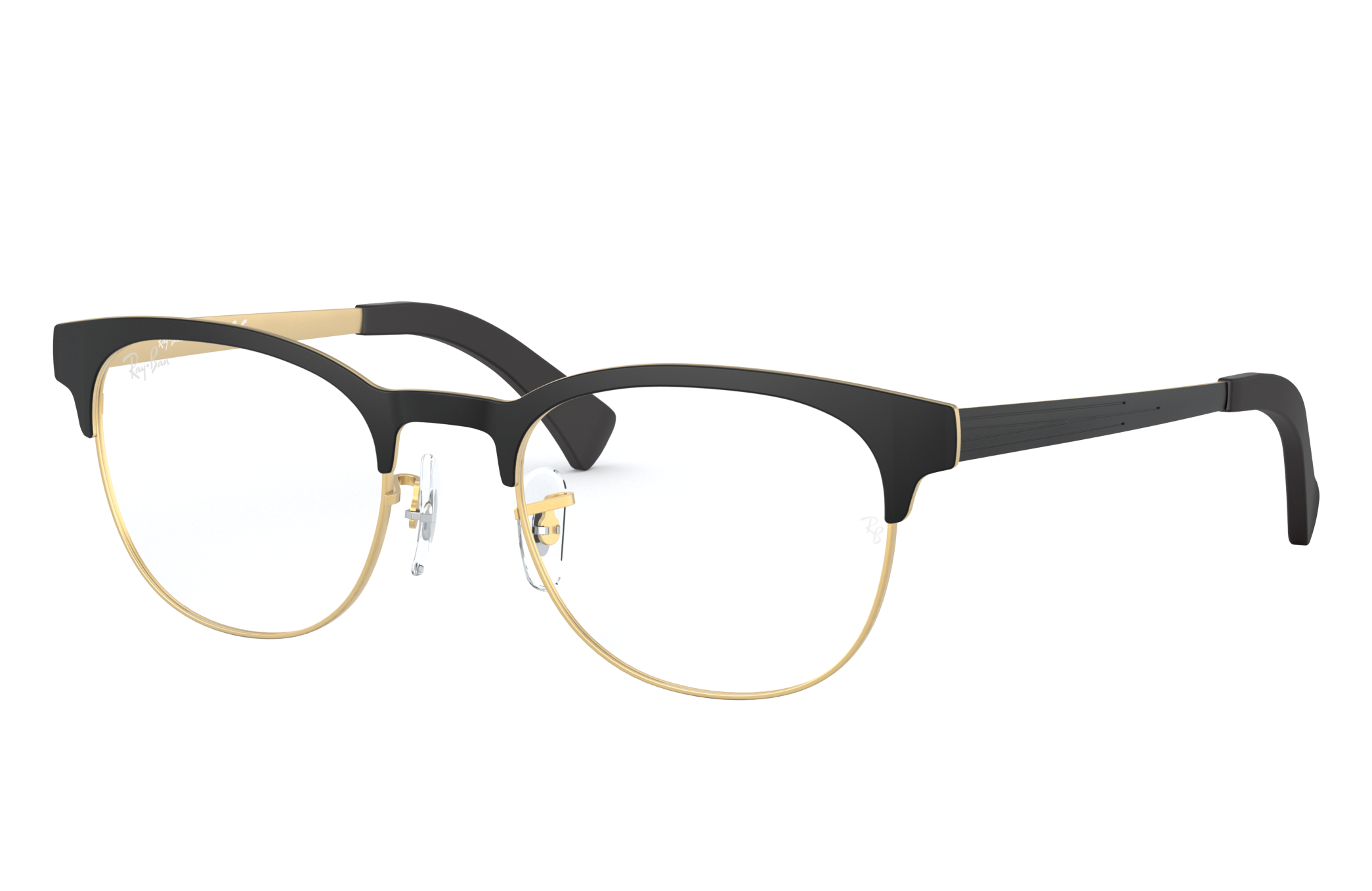 black and gold ray ban prescription glasses