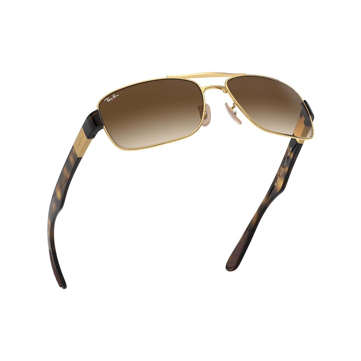 RB3522 Sunglasses in Arista Gold and Brown Gradient Dark
