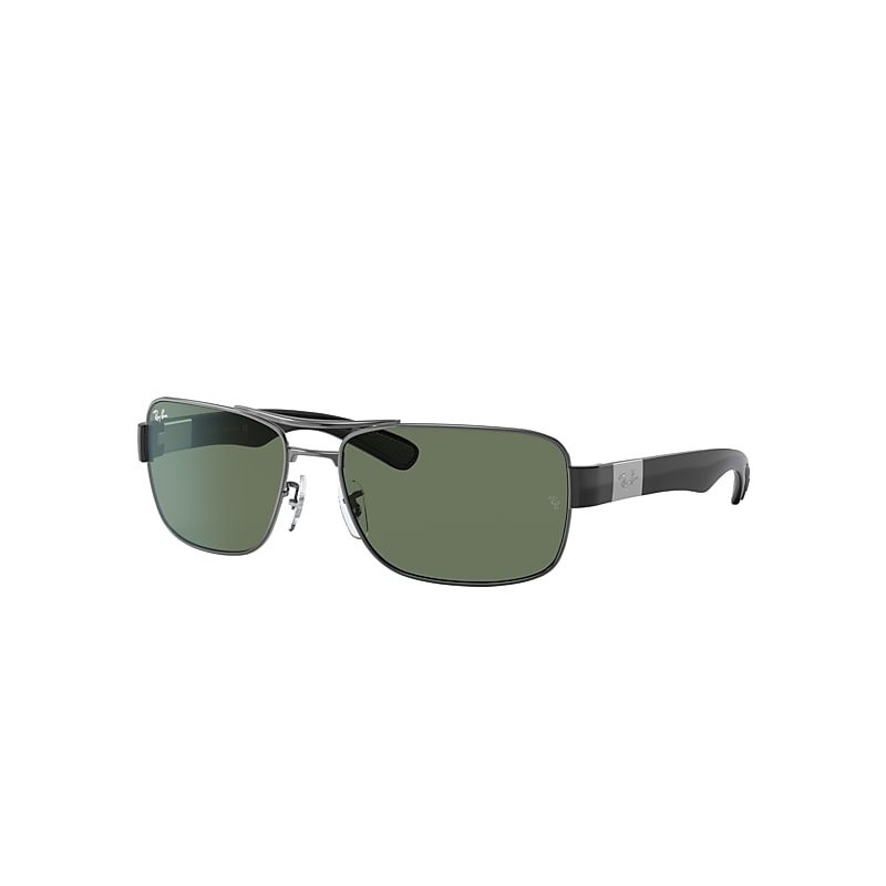 Ray-Ban Rb3522 Sunglasses Gunmetal Frame Green Lenses 61-17