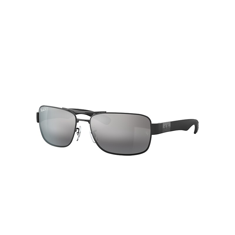 Ray-Ban Rb3522 Sunglasses Black Frame Grey Lenses Polarized 61-17