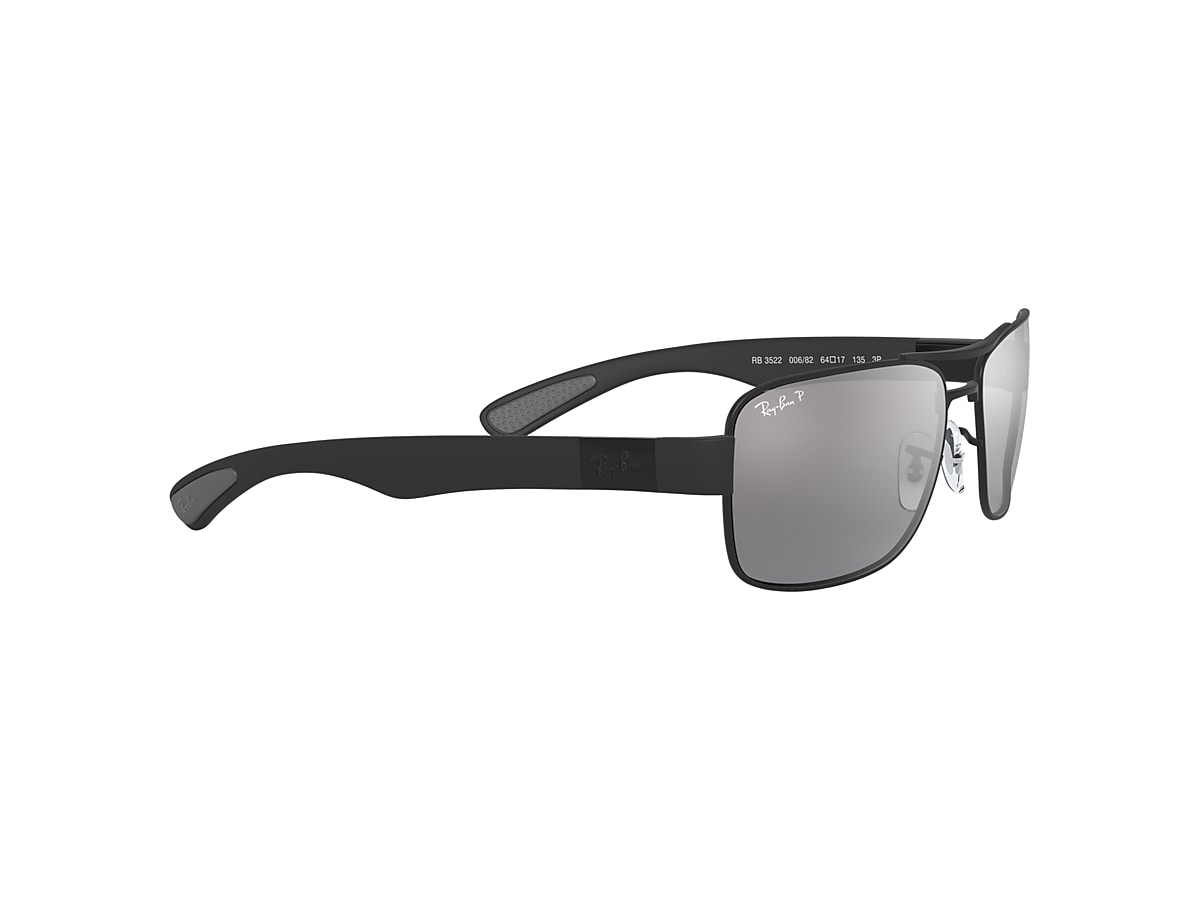 RB3522 Sunglasses in Black and Silver - RB3522 | Ray-Ban® US