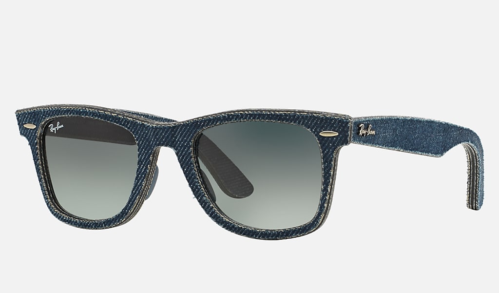 Vergadering Drastisch Offer Original Wayfarer Denim Sunglasses in Blue Denim and Grey | Ray-Ban®