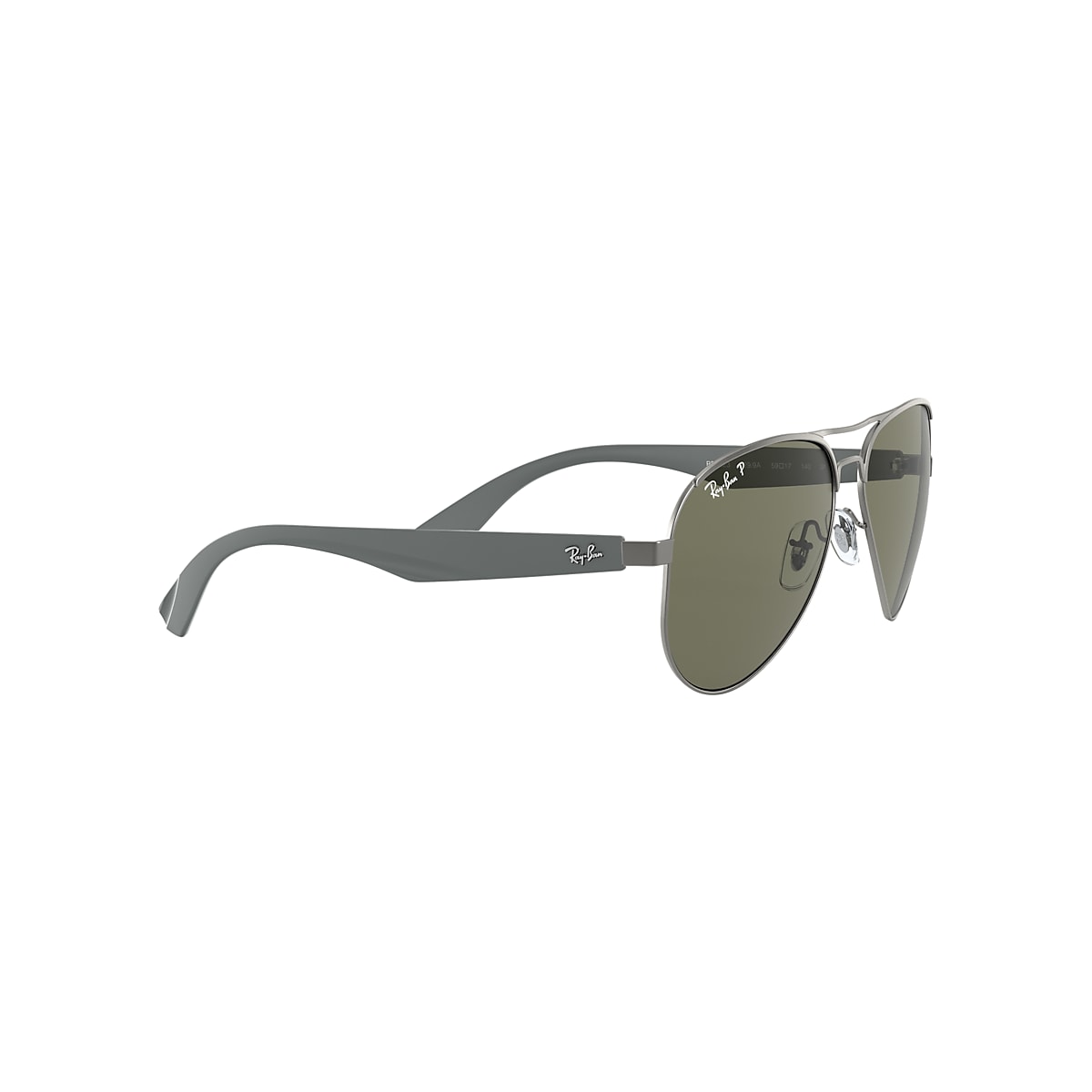 RB3523 Polarized Sunglasses in Gunmetal and G-15 Green Polarized