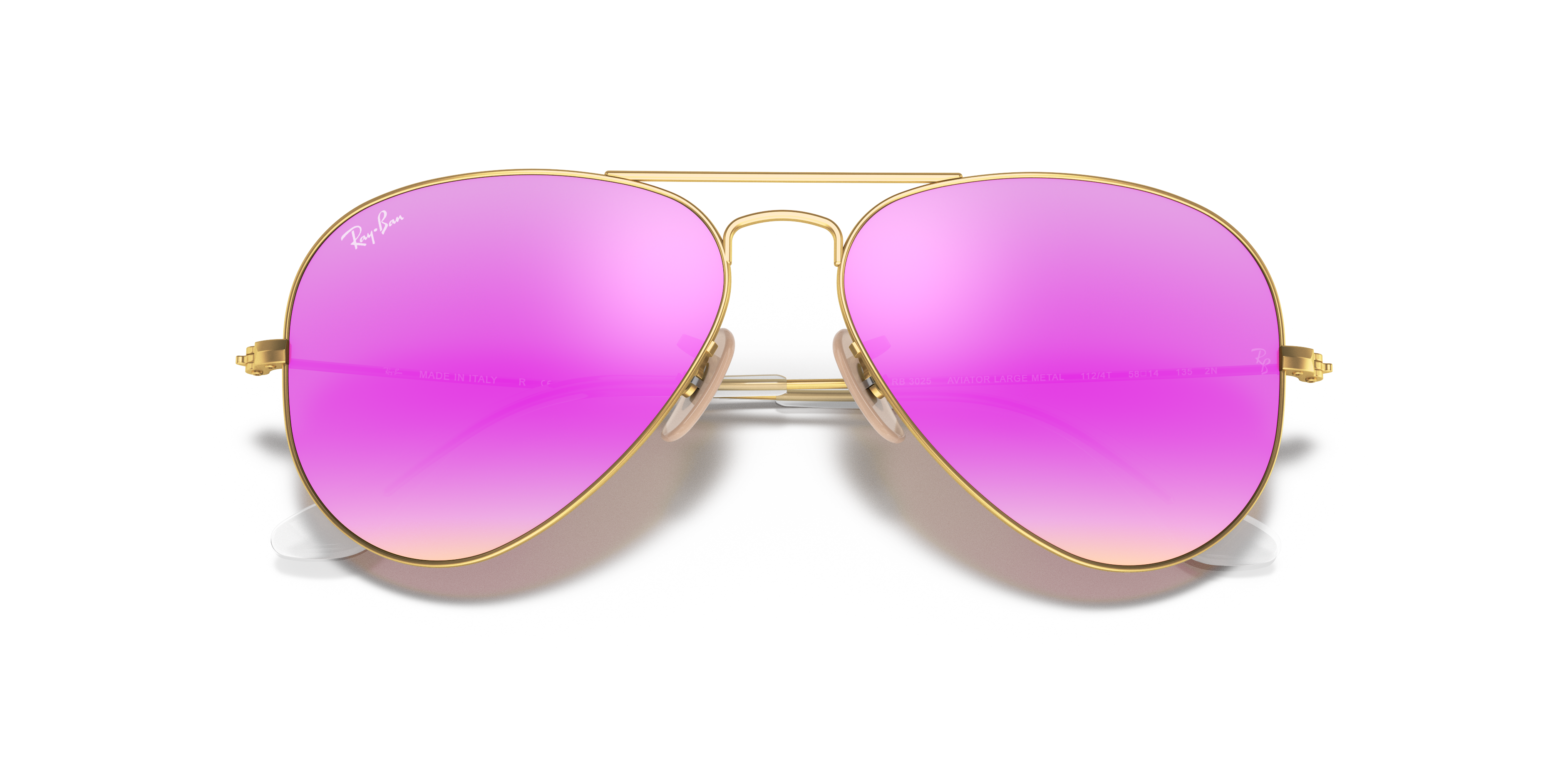 ray ban women's aviator pink