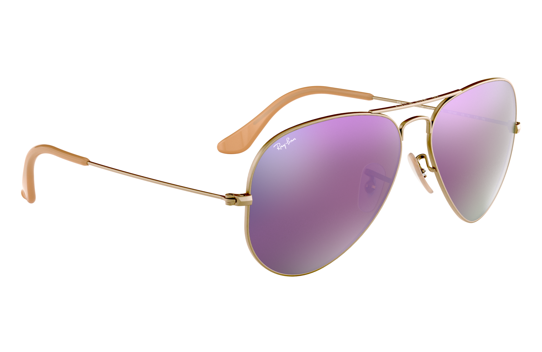 purple ray ban aviators polarized