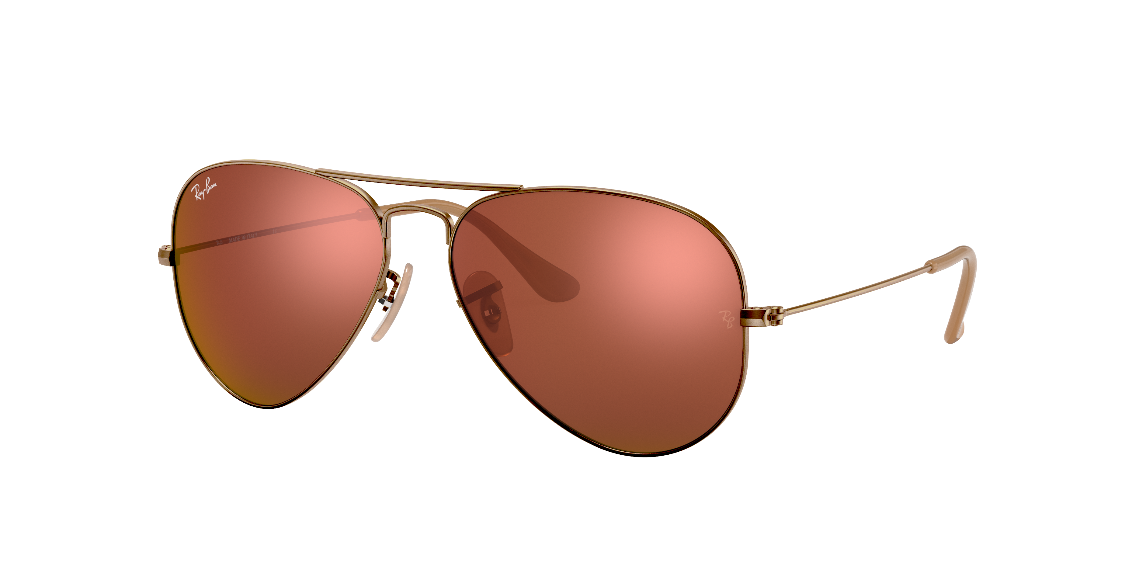 ray ban glasses with red writing inside
