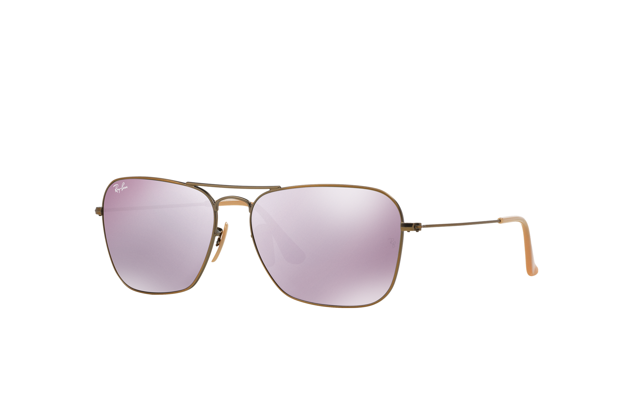 CARAVAN Sunglasses in Arista Gold and G-15 Green - RB3136 CARAVAN Sunglasses in Arista Gold and G-15 Green - RB3136