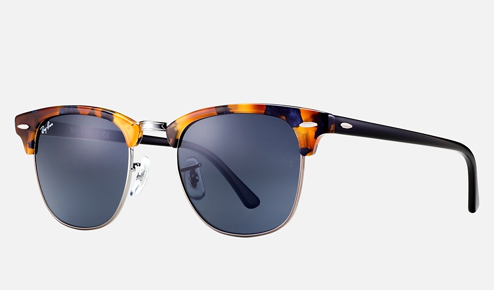 CLUBMASTER FLECK Sunglasses in Blue Havana and Blue/Grey