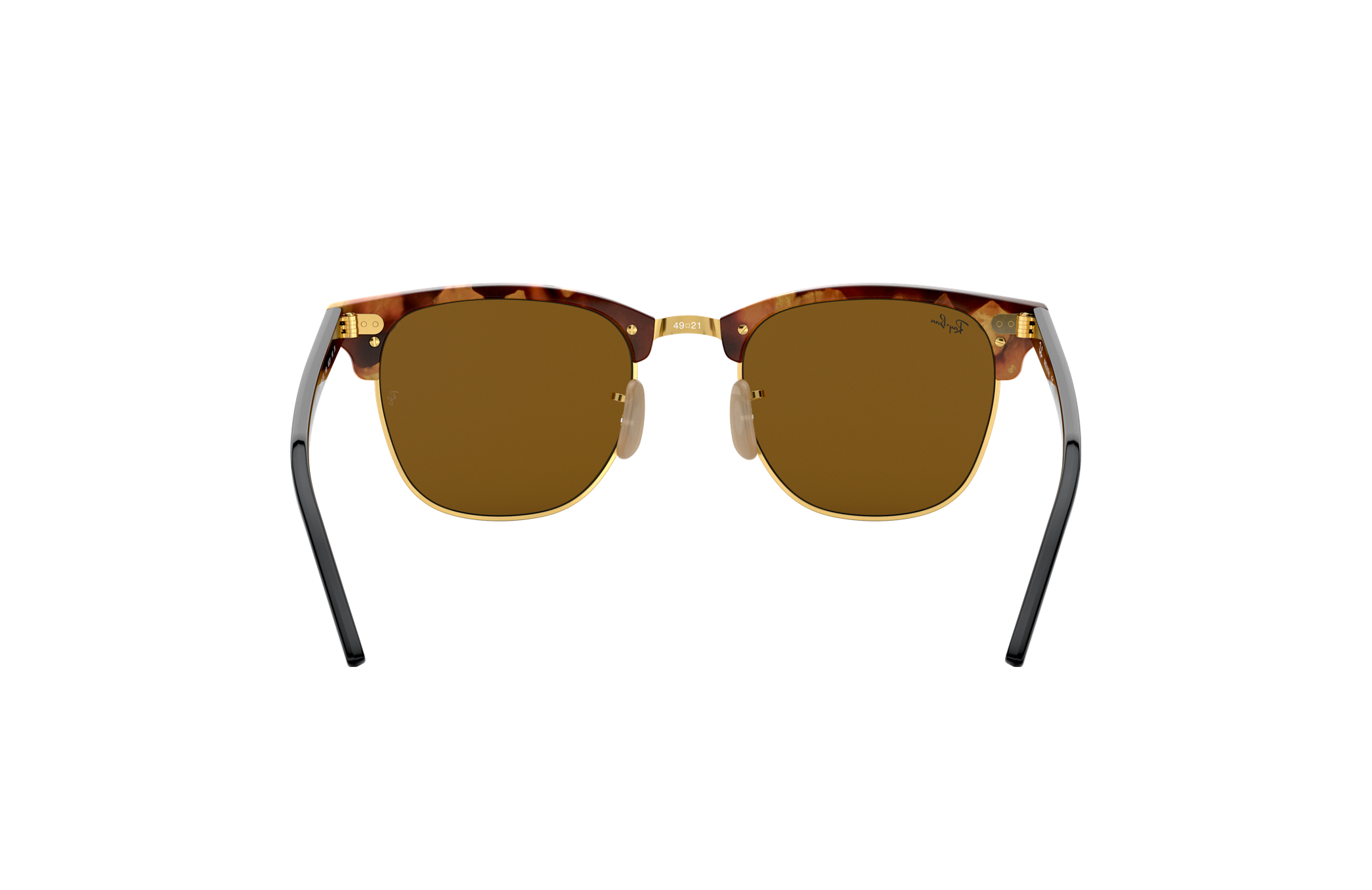 Occhiali da Sole CLUBMASTER FLECK in Tartarugato e Marrone | Ray-Ban®