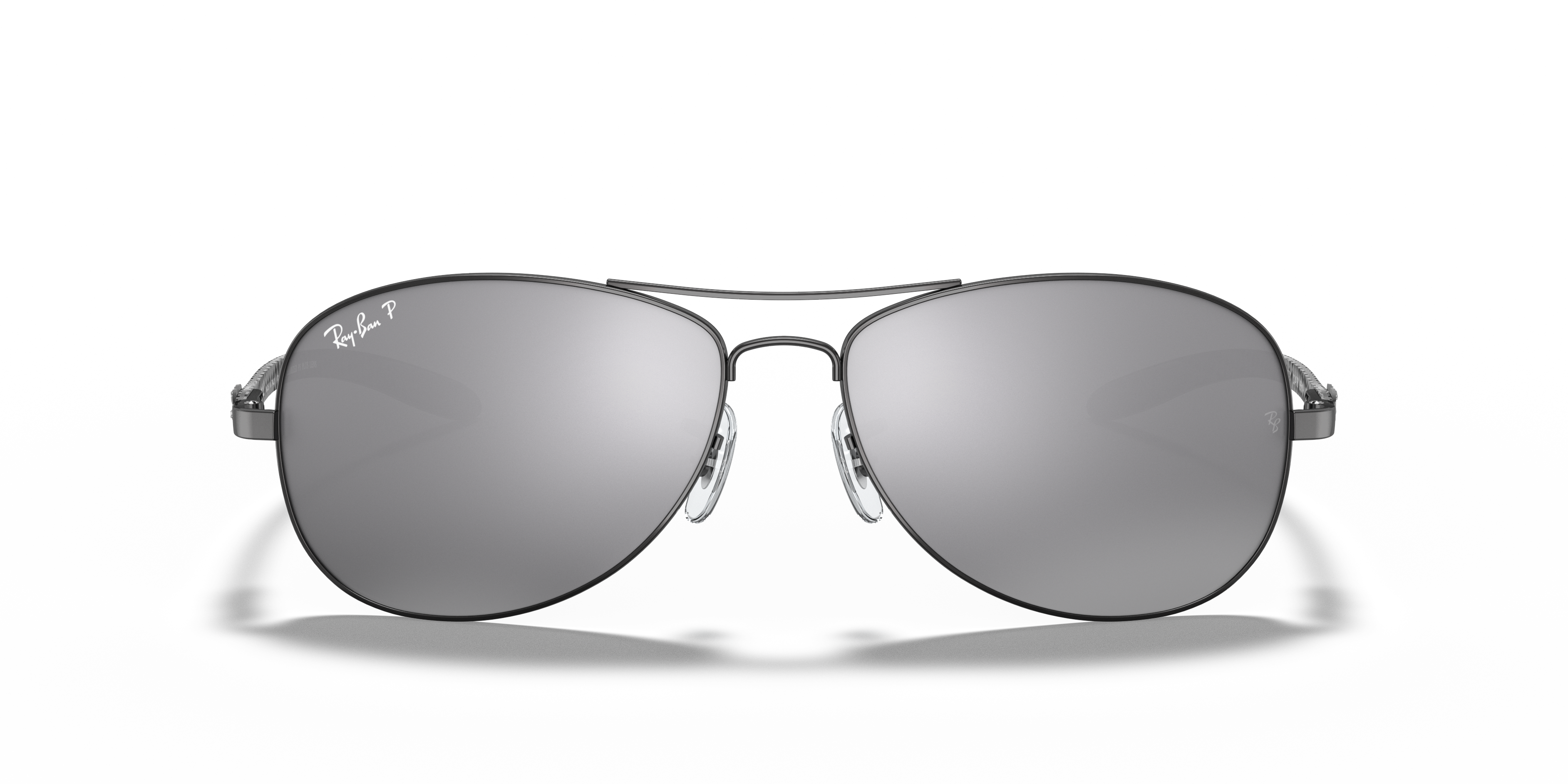 ray ban aviator gunmetal blue