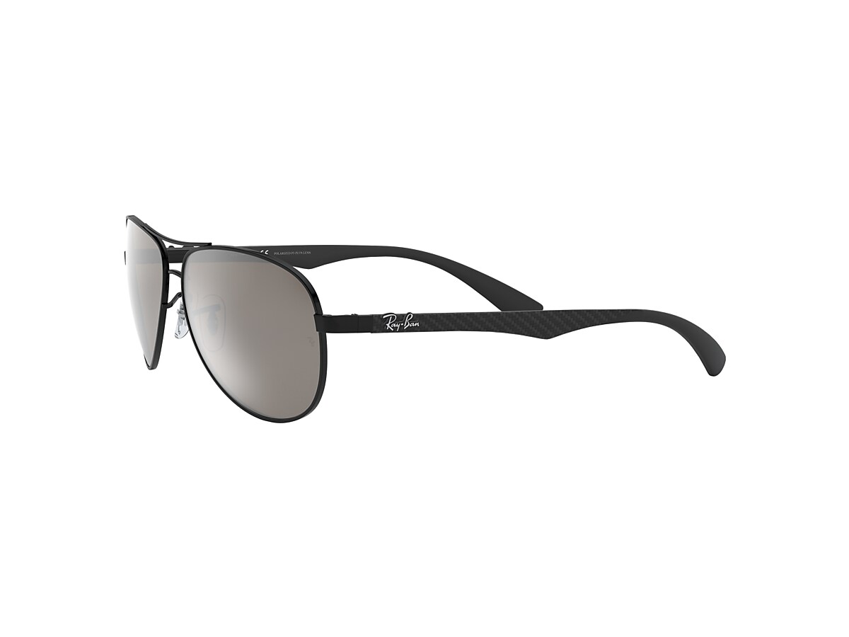 Carbon Fibre Sunglasses in Black and Grey | Ray-Ban®