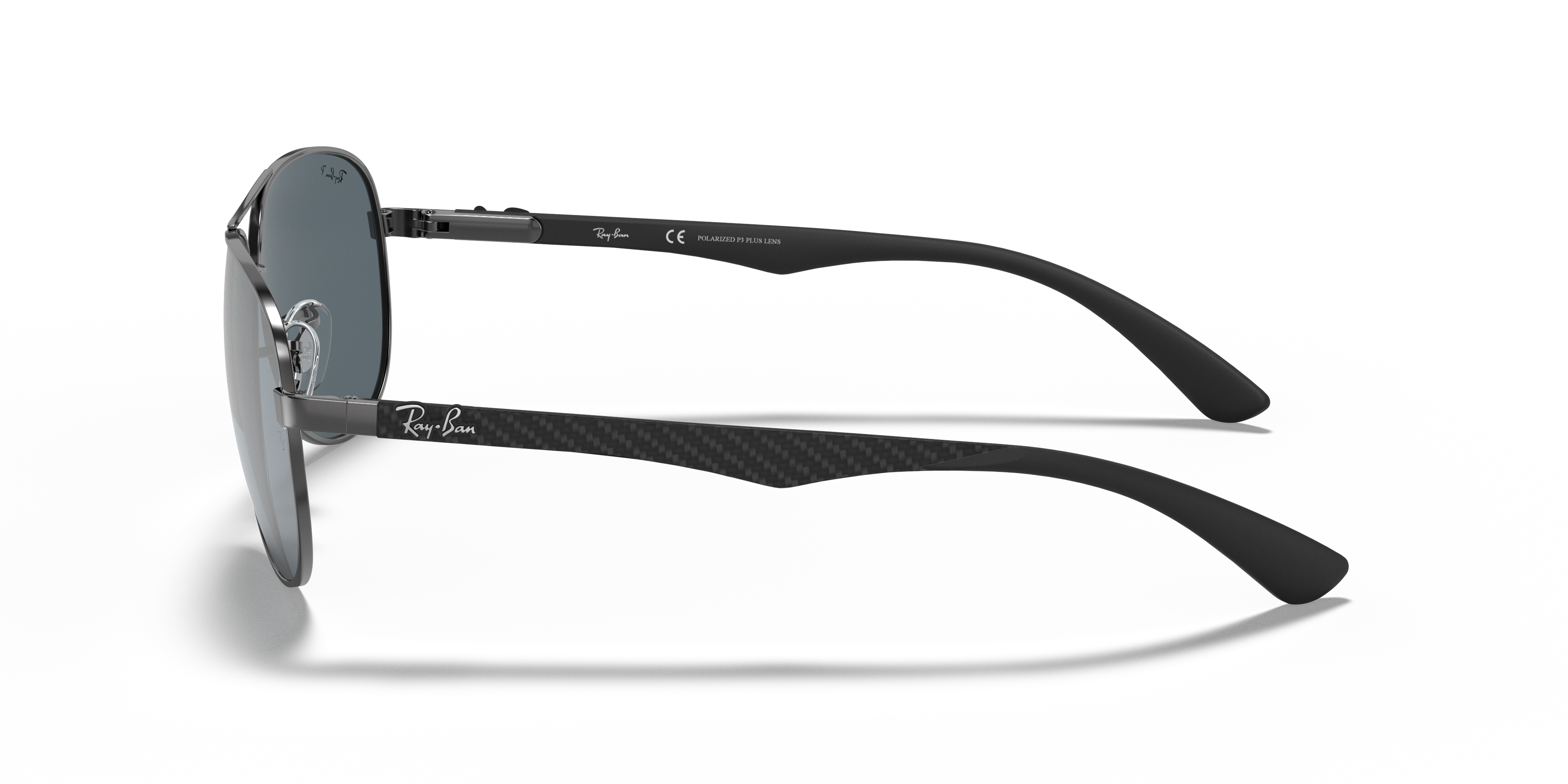 Fibra Di Carbonio Occhiali da Sole Gunmetal in Argento | Ray-Ban®
