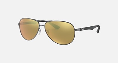 お歳暮 のし RB8313 Mirror Gold Polarized and Gunmetal in Sunglasses 小物