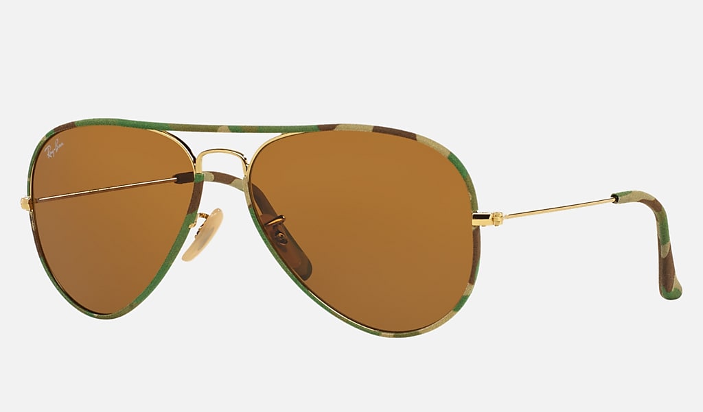 Honderd jaar uitbreiden investering Aviator Full Color Sunglasses in Multicolor and Brown | Ray-Ban®