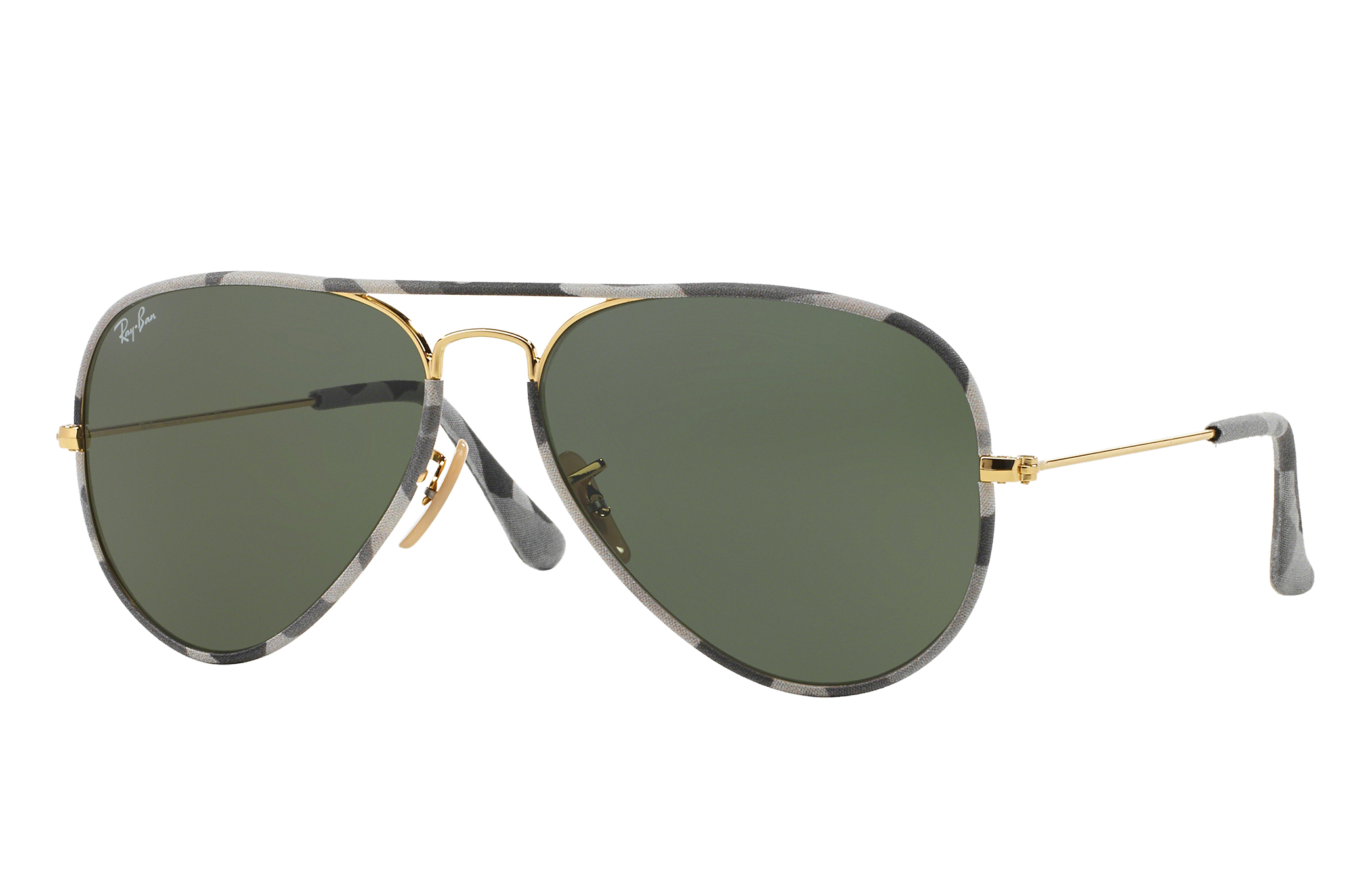 Aviator Full Color Sunglasses in Multicolor and Green | Ray-Ban®