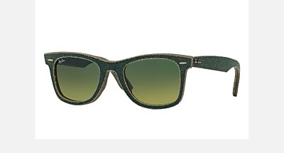 ORIGINAL WAYFARER DENIM Sunglasses in Light Blue Denim and  display picture 2