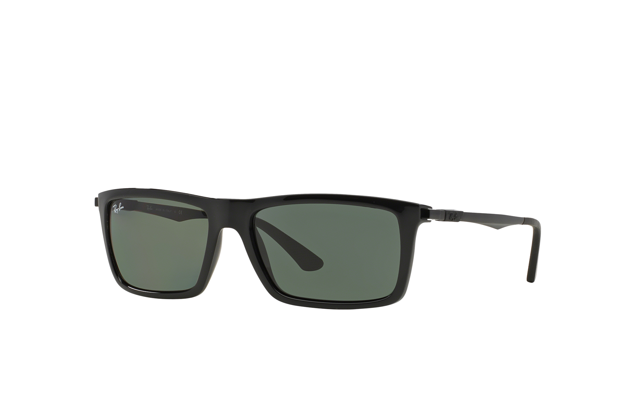 green frame ray ban sunglasses