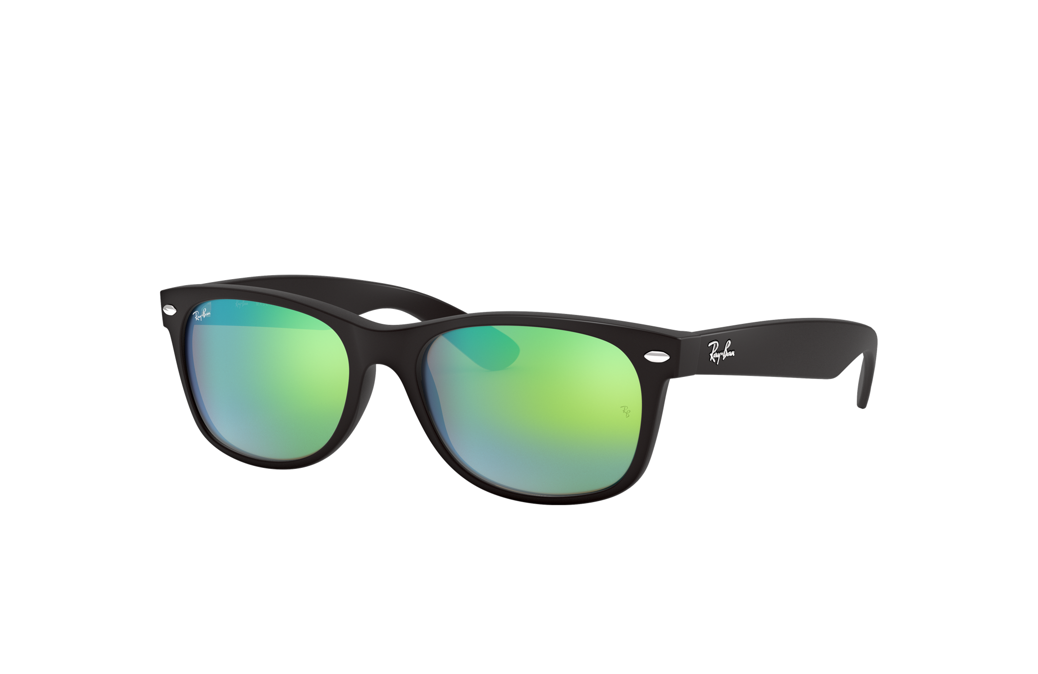 ray ban new wayfarer black green