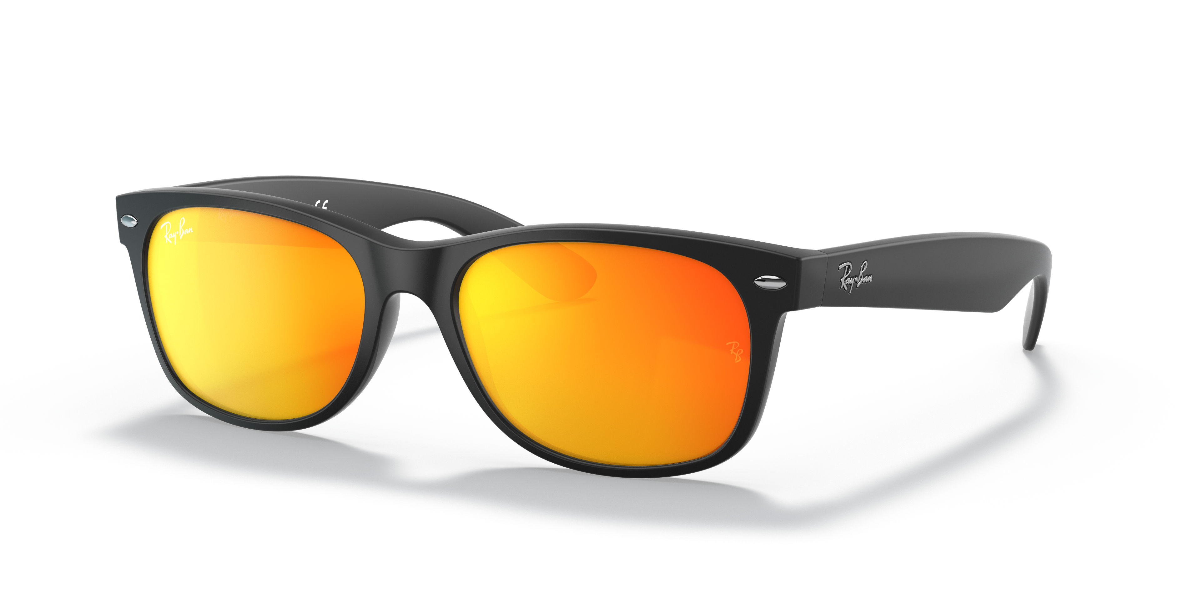 ray bans with orange lenses