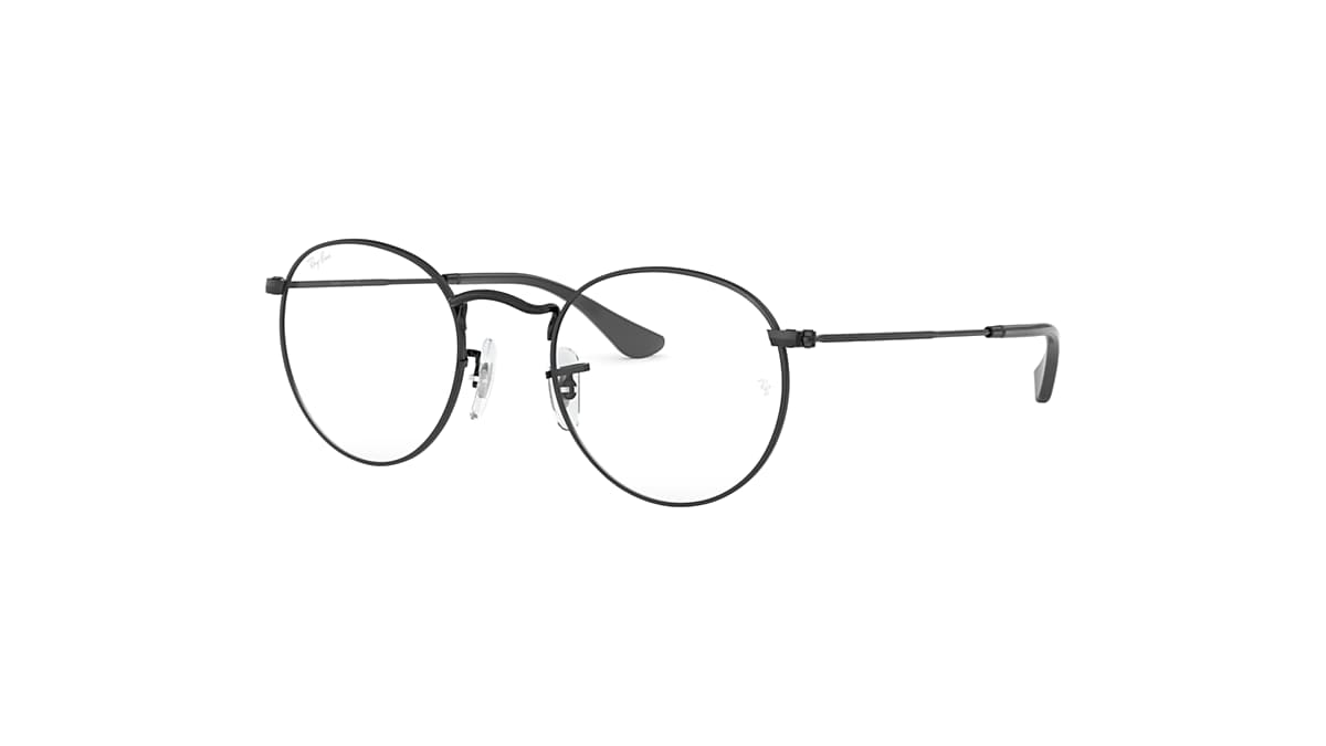 Round Metal Optics Eyeglasses with Black | Ray-Ban®