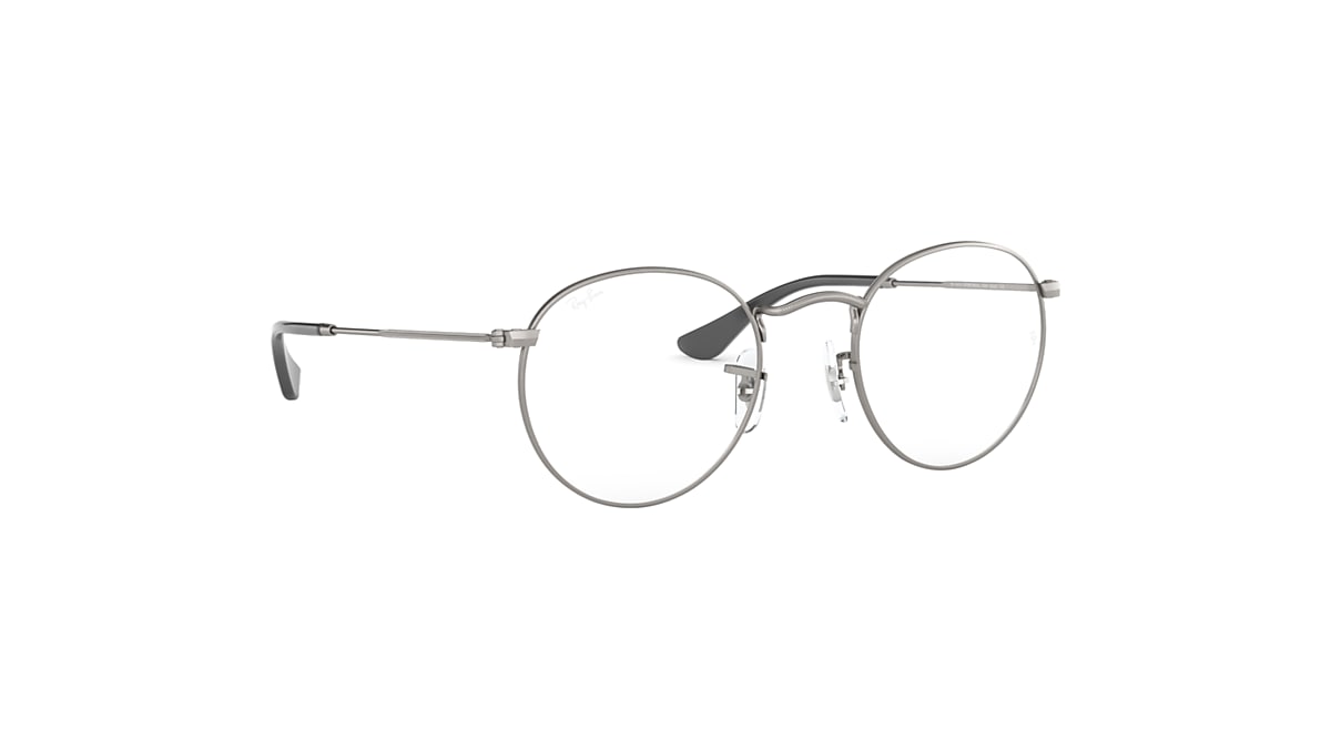 elleboog binnenplaats Altaar Round Metal Optics Eyeglasses with Gunmetal Frame | Ray-Ban®