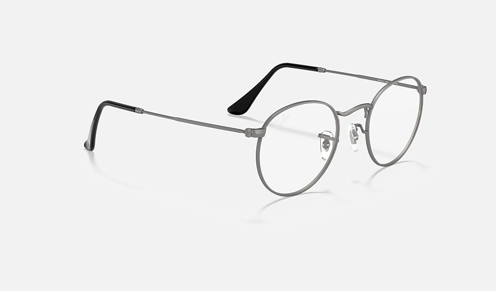 Round Metal Eyeglasses Gunmetal Frame | Ray-Ban®