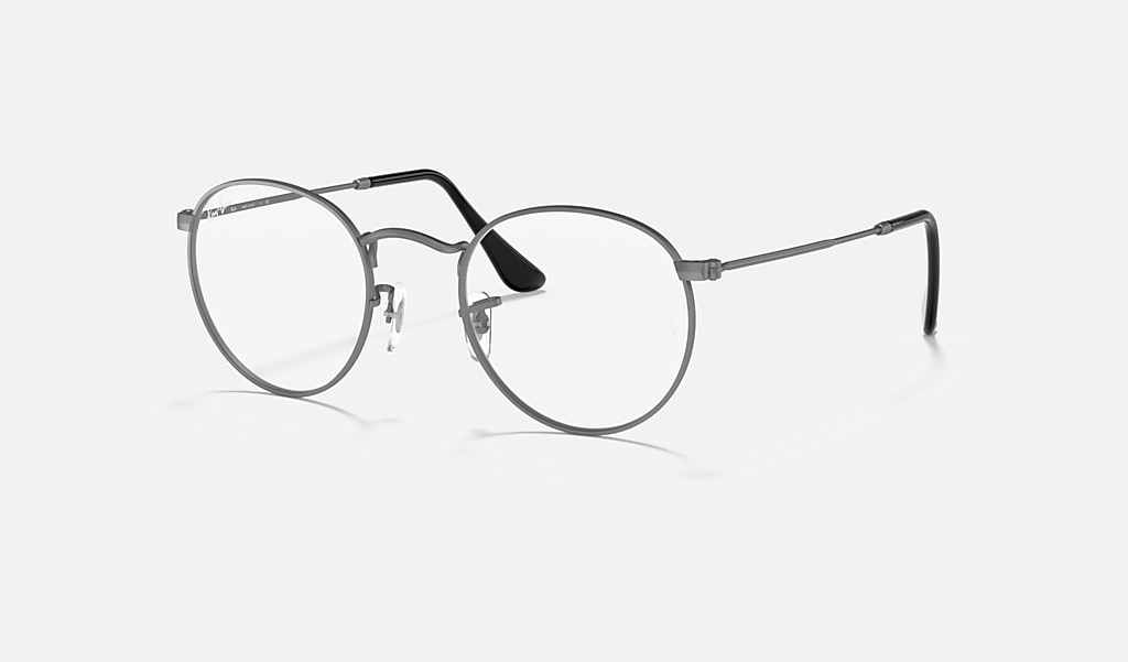 Round Metal Optics Eyeglasses with Gunmetal Frame | Ray-Ban®