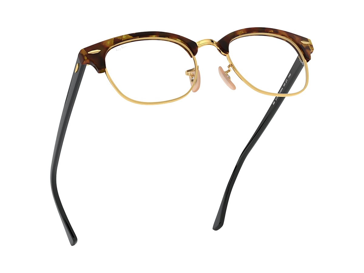 CLUBMASTER FLECK OPTICS Eyeglasses with Brown Havana Frame 