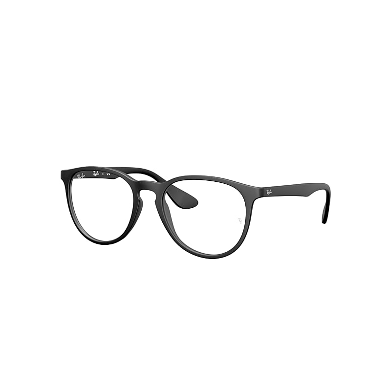 Ray-Ban Erika Optics Eyeglasses Black Frame Clear Lenses Polarized 51-18