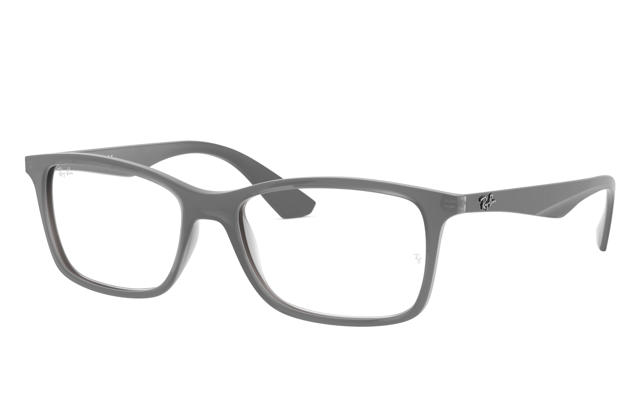 grey ray ban glasses