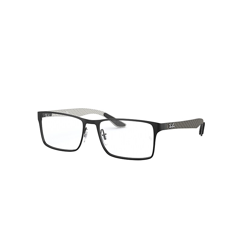 Ray-Ban Rb8415 Optics Eyeglasses Grey Frame Clear Lenses Polarized 53-17