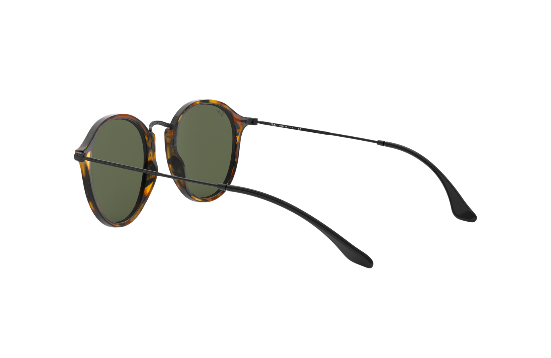 Round Fleck Sunglasses in Tortoise and 