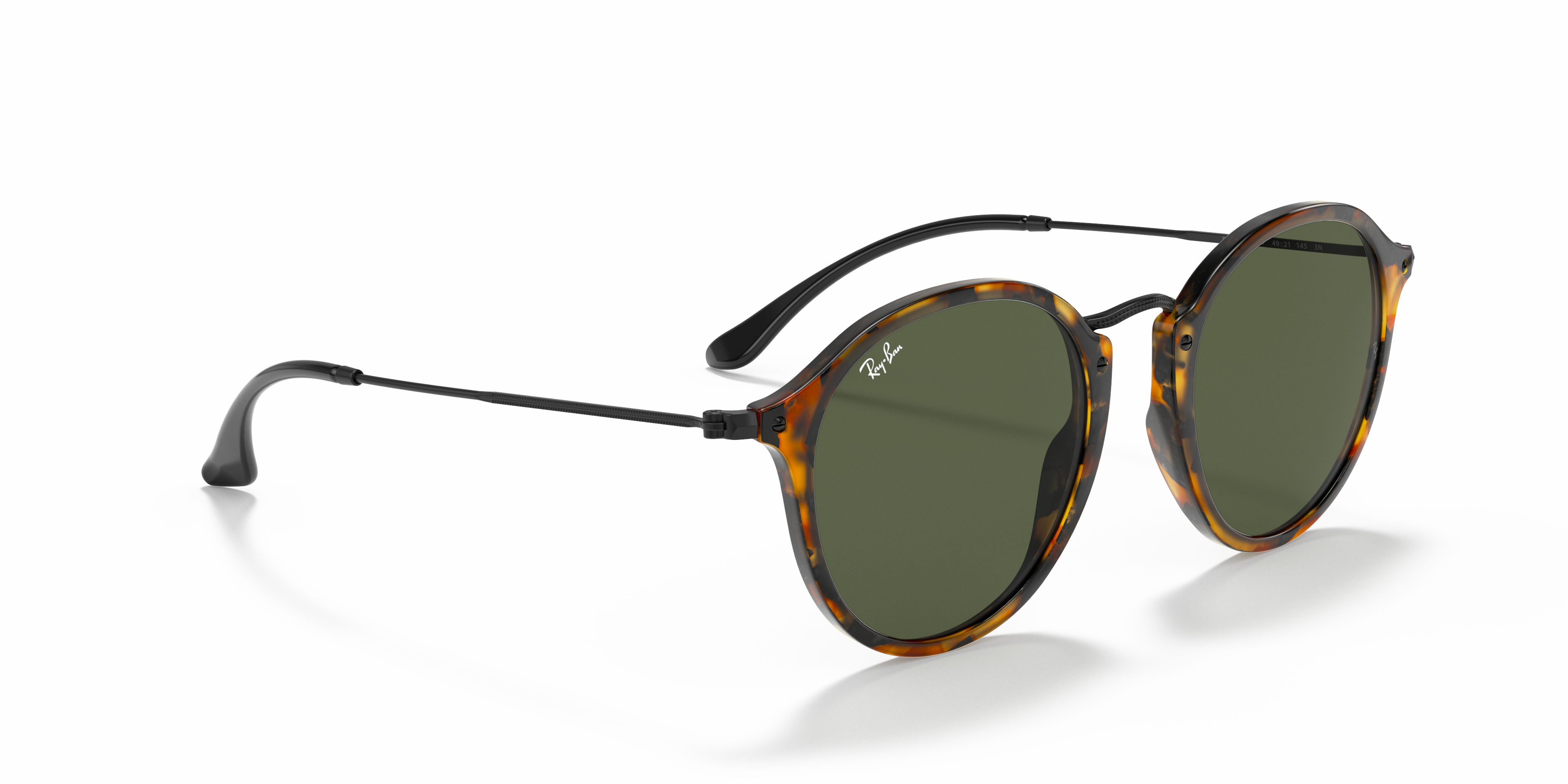 ray ban round fleck sunglasses