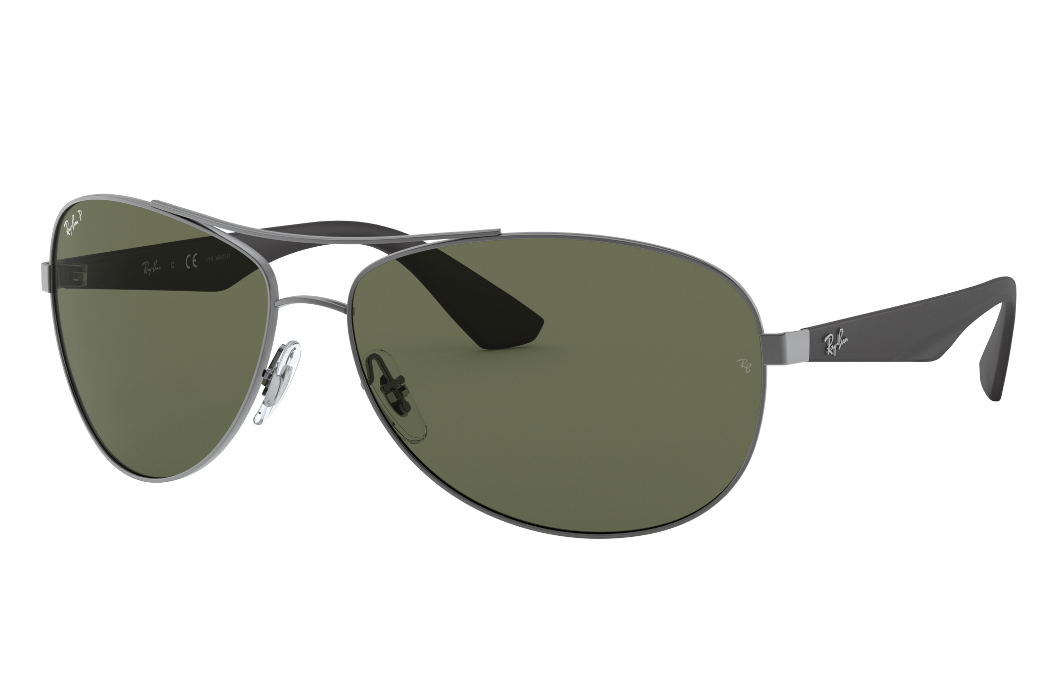 Rb3526 Sunglasses in Gunmetal and Green | Ray-Ban®
