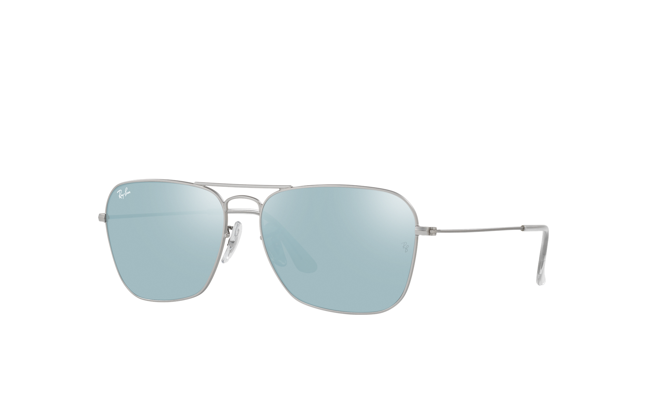 ray ban caravan silver