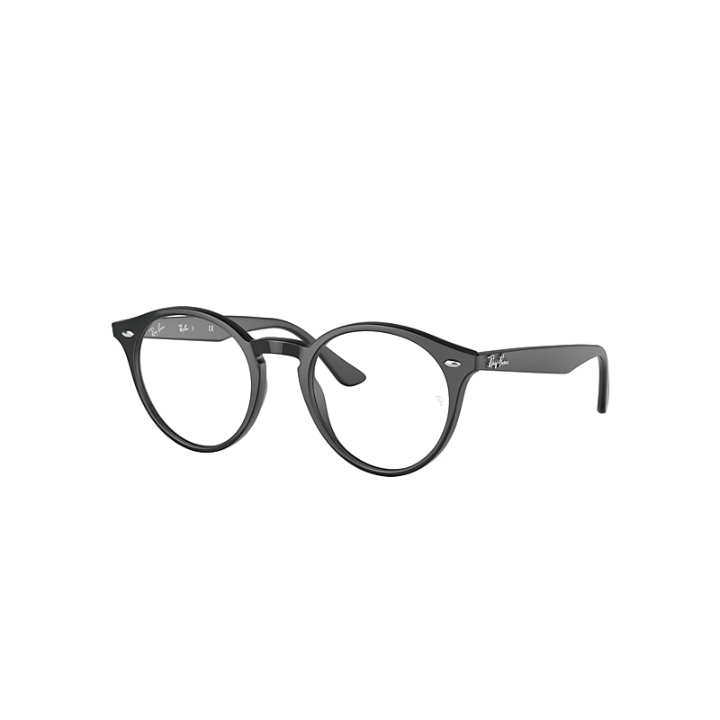 Ray-Ban Rb2180v Optics Eyeglasses Black Frame Clear Lenses 51-20